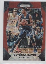 2017-18 Panini Prizm Ruby Wave Prizm Deyonta Davis #208 g6p