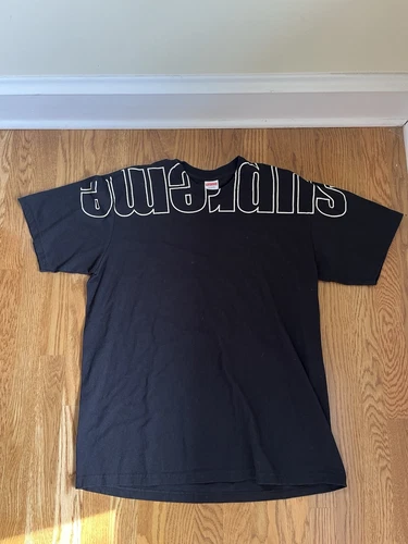 Tee shirt noir Supreme Upside Down taille L FW22