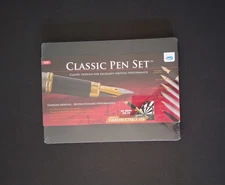 JML Classic Pen Set 6 Writing Instruments with Fountain Pen Plus 66 Piece Refill