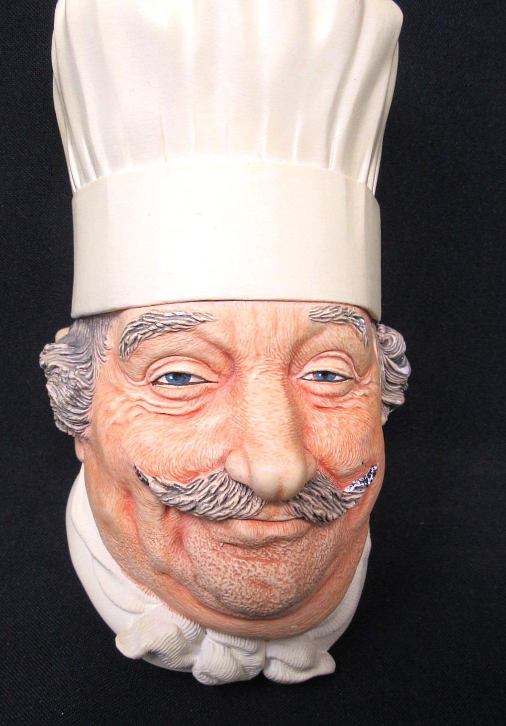Bossons Chalkware Head Chef Wall Figurine Congleton England 1969 US Seller     E