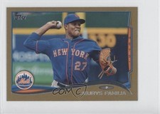 2014 Topps Mini Gold 58/63 Jeurys Familia #376 1c7