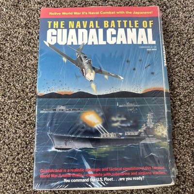 The Naval Battle of Guadalcanal Commodore 64 5 1/4  Floppy NEW