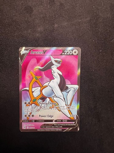 Pokémon TCG Arceus v Brilliant Stars Holo Ultra Rare Card 165/172