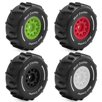 4Pcs Wheel Hub Tires 72mm*26mm for ARRMA 1/16 MOJAVE GROM Short Course Truck