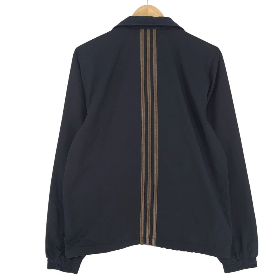 Jaqueta de atletismo vintage Adidas masculina preta Is3 tamanho P - Imagem 3 de 4