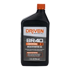 DRIVEN RACING OIL BR40 10w40 Petroleum Oil 1 Qt. Break In Oil- 03706