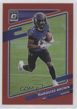 2021 Panini Donruss Optic Red Prizm 30/99 Marquise Brown #126 n0c