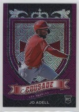2021 Panini Chronicles Crusade Purple Mojo Prizm 41/99 Jo Adell #3 1i3m