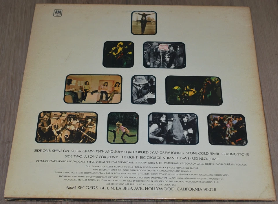 Humble Pie - Rock On Vinyl LP 1971 Gatefold Foto 2 de 4