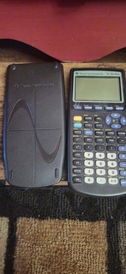 Texas Instruments TI-83 Plus Graphing Calculator - Black (83PL/TBL/1L1/A) EUC
