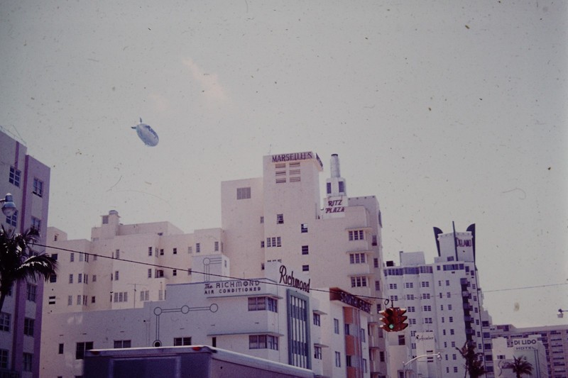 APRIL 1972 Collins Avenue Hotels Richmond   Miami  Florida Slide CO-F