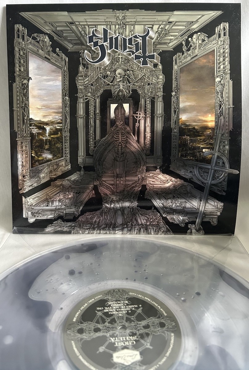 IN HAND! GHOST Skeleta OXIDIZED METALLIC SILVER LIQUID FILLED