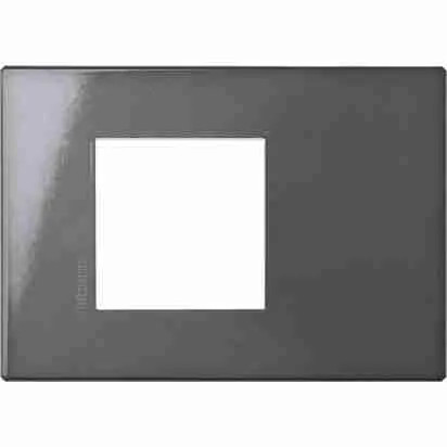 Placca Antracite Axolute Air HW4819HS 2 Moduli - Eleganza a Filo Muro