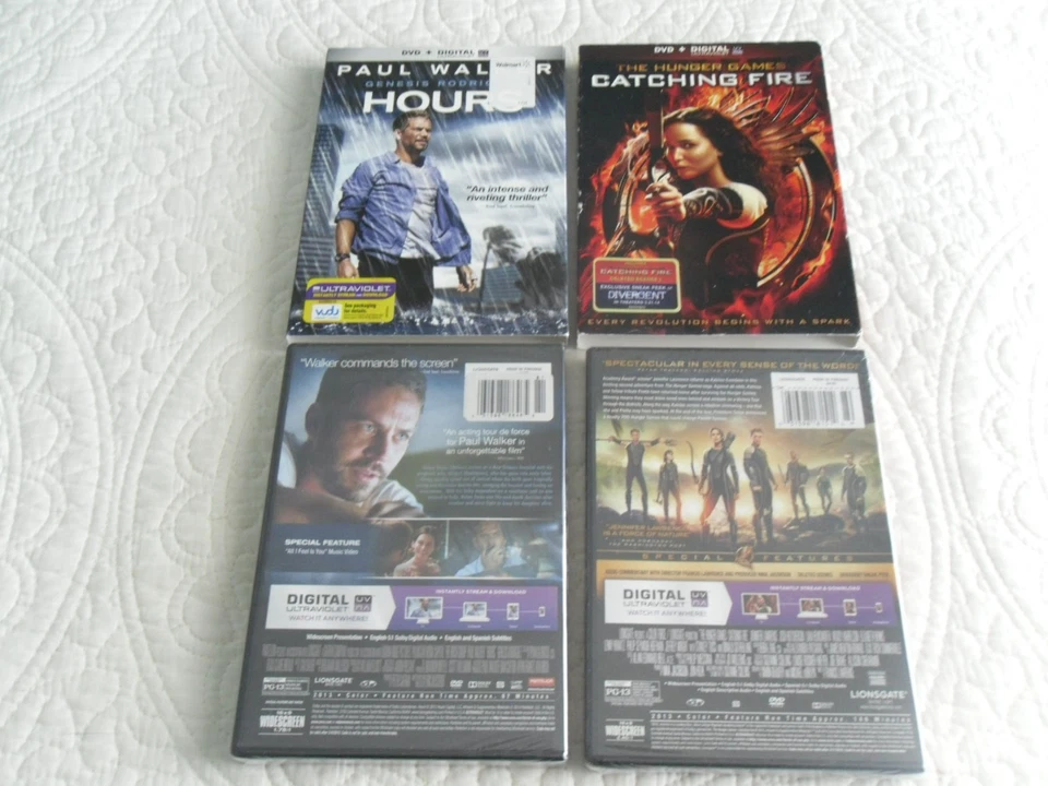 HUNGER GAMES (CATCHING FIRE) & HOURS (GENESIS RODRIGUEZ) NEW DVDS IN SLIPCASE - Image 2 of 2