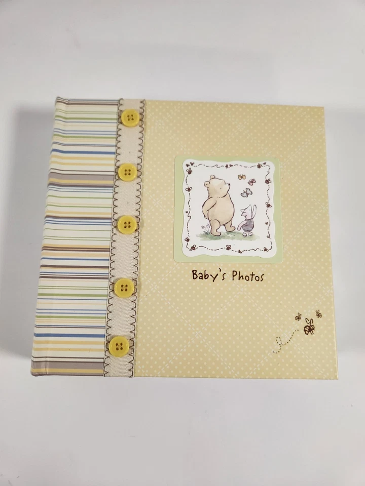 Álbum de fotos de bebé Winnie The Pooh con caja Disney AA Milne Stepping Stones nuevo Foto 2 de 4