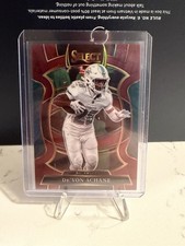 2025 Panini Select - Concourse De'Von Achane #81 Maroon Prizm /149