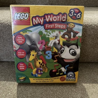 My World First Steps PC CD-ROM Spiel Big Box Edition 2000er NEU unbenutzt Open Box