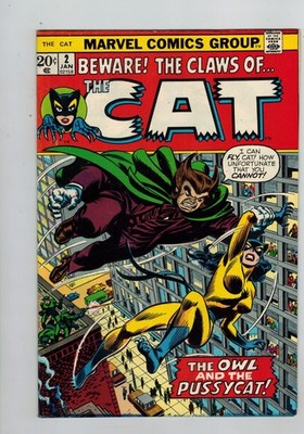 Cat (1972) #   2 (5.0-VGF) (2414946) The Owl, distributor's ink 1973