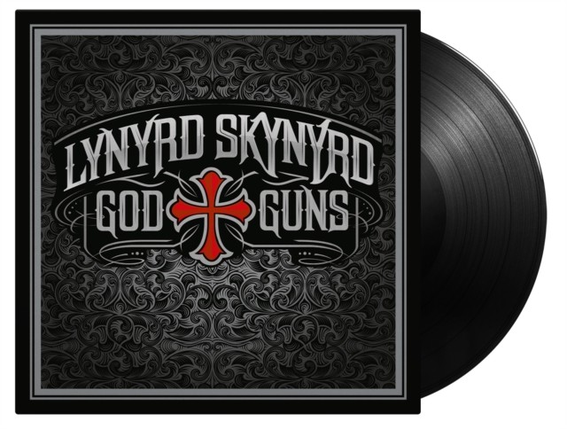 Eyesore Merch Black Lynyrd Skynyrd 'God & Guns' Lp 180G Vinyl - Image 5