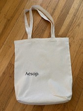 Aesop Tote Bag White 14x15 Aesop Tote Bag White 14x15