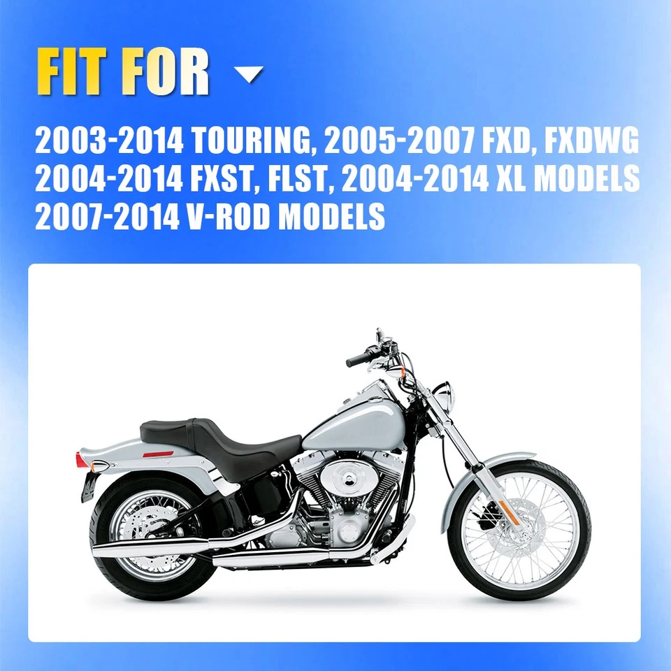 Interruptor de freno de luz de parada trasera hidráulica para Harley Touring 2003-14 FLH FXD FXR EA Foto 3 de 4