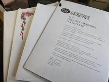 Creative Memories 8 x 10 Pages - Holiday, Lined  Regular  Page Protectors