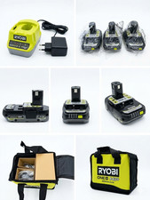 Set batteria Ryobi One+ HP 18V RPD18C-320S: caricabatterie + 3 batterie + borsa NUOVO
