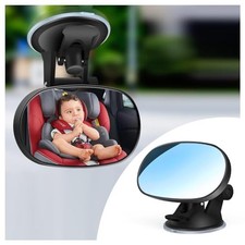 Stacool Baby Car Mirror Rear Facing,HD Wide Angle 360 Adjustable Car Rear