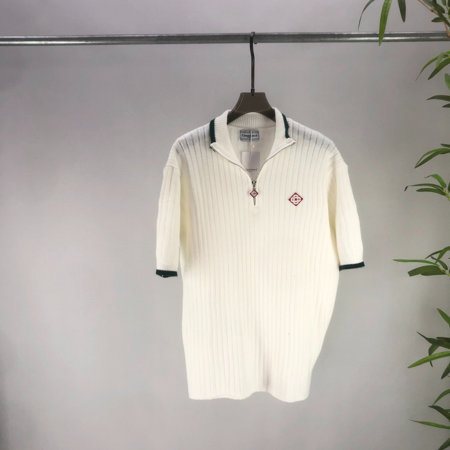 CASABLANCA Short-sleeved Polo Shirt Knitted