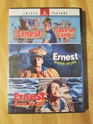 Ernest Goes to Camp/Ernest Scared Stupid/Ernest Goes to Jail DVD New/ Sealed