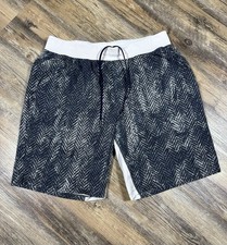 Lululemon Men's T.H.E. Short Linerless 9" M7AAWS Bleached Herringbone Size XL