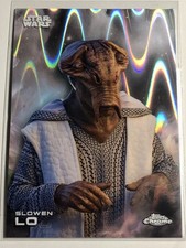 2025 Topps Chrome Star Wars Slowen Lo Raywave Refractor 168
