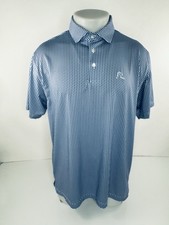 RHOBACK - TEXAS STATE Print Mens L Golf Polo Shirt - EXCELLENT