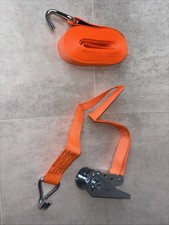 6m x 25mm Two Piece Ratchet Straps With Hooks, Transport, Haulage, Camping Etc.