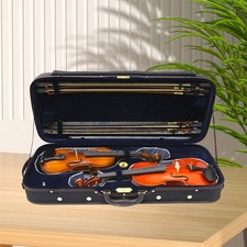 Étui double pour violon 4/4, porte-archets, protection, transport, intérieur