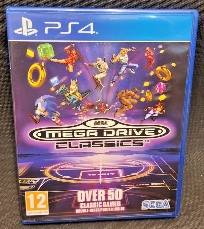 Sega Mega Drive Classics (PlayStation 4, 2018) [POSTER INCLUDED!]