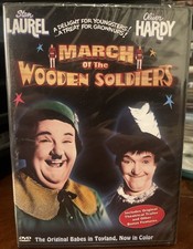 March Of The Wooden Soldiers DVD Stan Laurel Oliver Hardy Brand New/Sealed Color