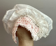 Organdy Bonnet for Large Antique Doll