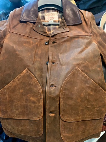 Schott NYC 588 Nubuck Leather Rancher Long Jacket M Medium UNWORN, NEW with TAGS