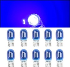 Car T20 7443/1891 Dual Wire Brake Bulb, 10PCS 12V 21/5W Automotive Color: Blue