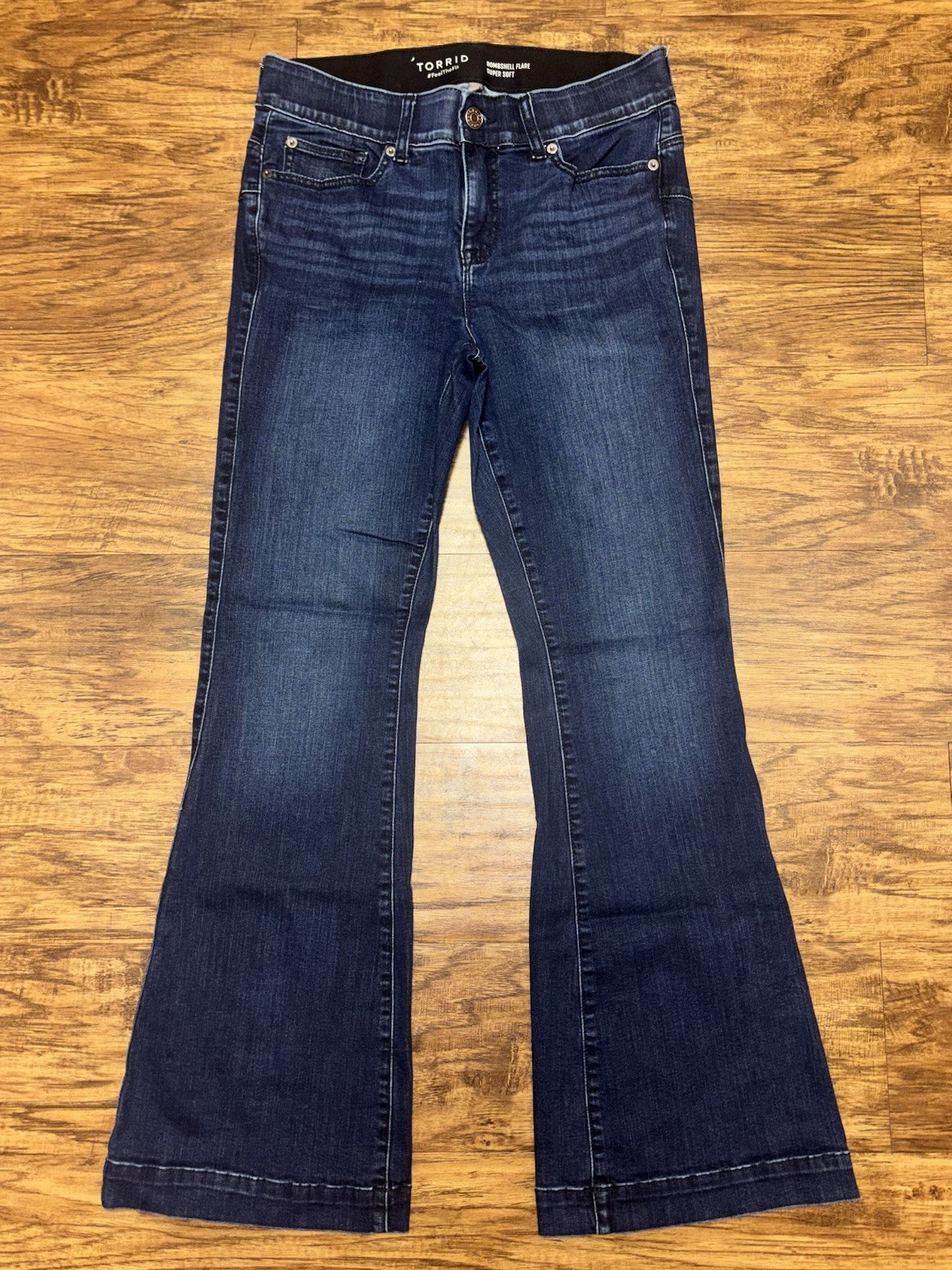 Torrid Super Soft Bombshell Flare Jeans Size 12 T… - image 1