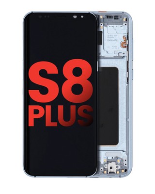 OLED-Display mit Rahmen für Samsung Galaxy S8 Plus (Aftermarket Plus) (Maple Go