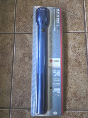 Maglite Flashlight 4 Cell D blue S4D116 Brand New 2003