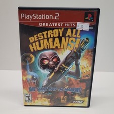 Destroy All Humans GH PS2 PlayStation 2 Tested CIB Complete Aliens Video Game