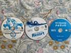 New ListingWii Games Lot of 3 Mario Kart Wii Sports Wii Sports Resort Discs Only No Cases