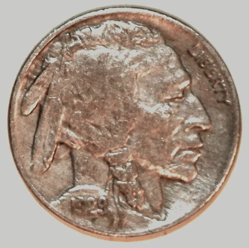 1929-P Buffalo Nickel - Extra Fine - Full Horn - #C1840 - FREE SHIPPING