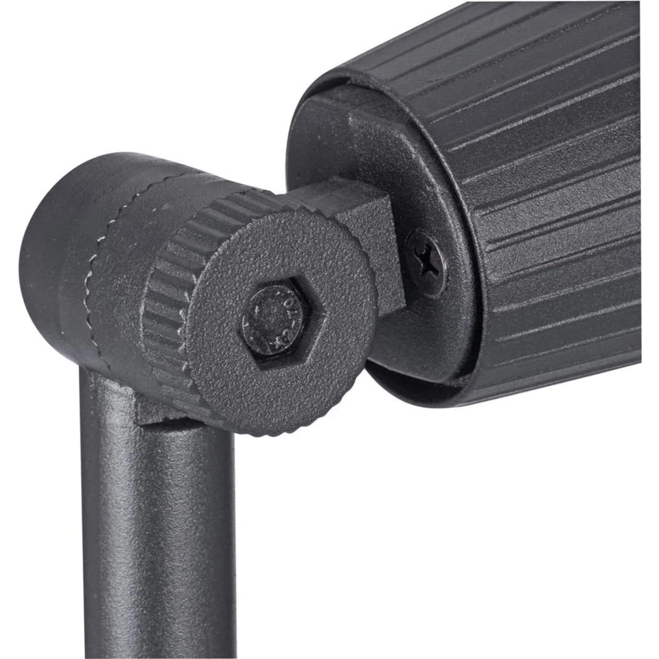 Sterno Home Ribbed 20W Cast Aluminum Halogen Outdoor Spotlight, Black (6 Pack) - Image 4 of 4