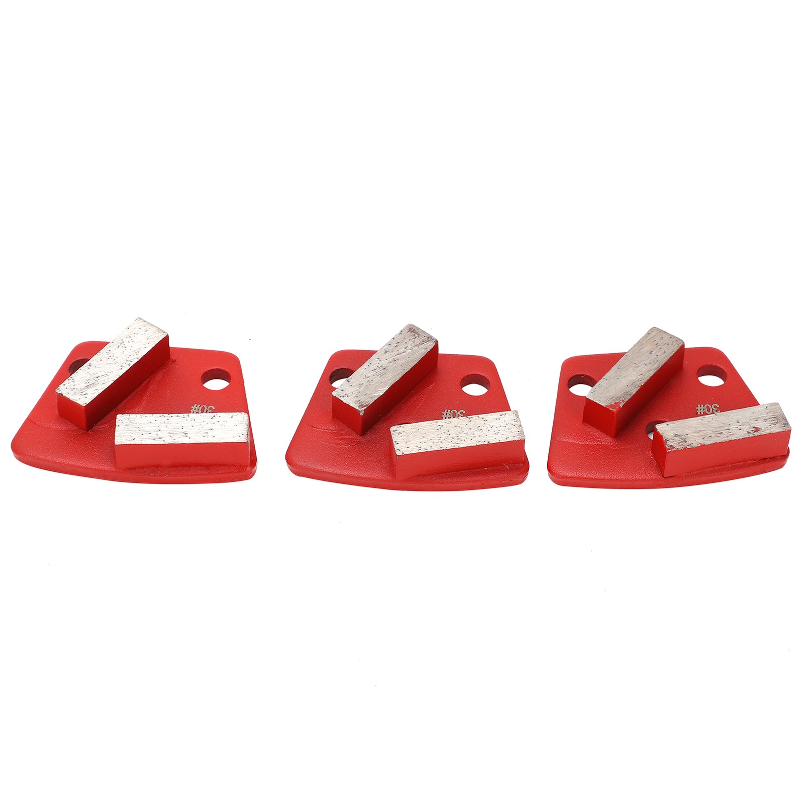 3Pcs Grinding Shoes Trapezoid Concrete Aggreesive Cutting 2 Long Teeth