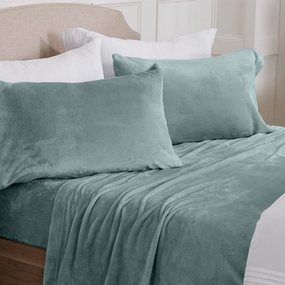 NY Loft King Ultra Soft Micro Fleece Sheets Set with Extra Deep Pockets | Ext...