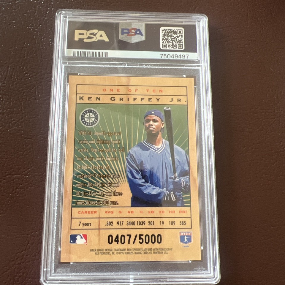 1996 Leaf Limited Lumberjacks #1 0409/5000 Ken Griffey Jr. PSA 7 | eBay